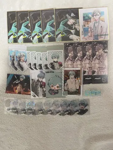 아이돌리쉬 세븐 아이나나 유우 색지 가랜드 페스티벌 티켓 브로마이드