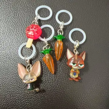 닉 와일드 캡슐 토이 키링 5개 세트