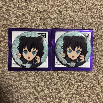 귀멸의 칼날 난자타운 토키토 무이치로 캔뱃지 레어 세트