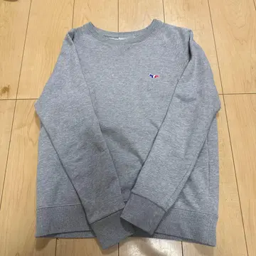 메종 키츠네 그레이 맨투맨 S