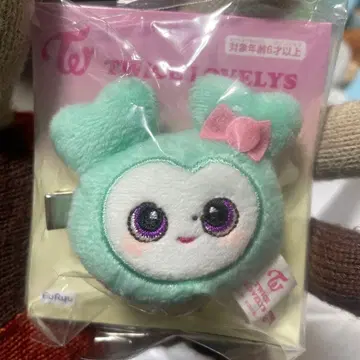 TWICE LOVELYS 봉제 인형 헤어핀 미나 GIGO