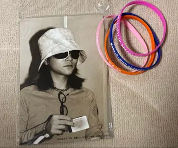 hide 엽서와 러버 밴드 세트