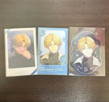 니지산지 엑스 알비오 폴라로이드풍 카드 혜택 클리어 스티커