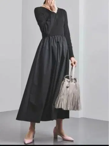 UNITED ARROWS 핏&플레어 2WAY 원피스 B