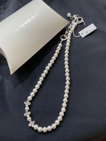 ANTEPRIMA 비쥬 모티브 모조 진주 목걸이