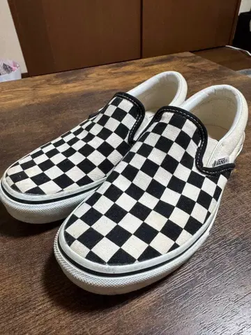 VANS 체커 슬립온 23.5
