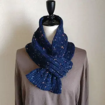 컴팩트 머플러 네이비