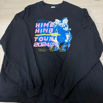 히메히나 2024 라이브 눈물의 향기가 나는 셔츠 블랙