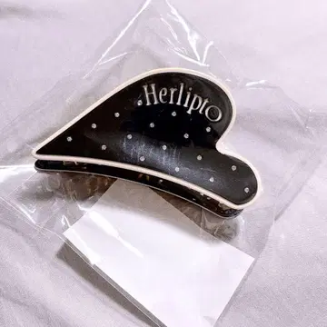 Herlipto 바이컬러 하트 트윙클 헤어 클립
