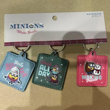 USJ 한정 미니언즈 윈터 블레이크 키링 세트