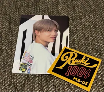 MAZZEL RYUKI 마제베야 포토 카드 스티커