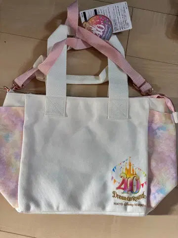 새상품 디즈니 리조트 40주년 토트백