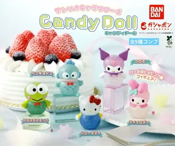 산리오 캐릭터즈 캔디 인형 전 5종 컴플리트