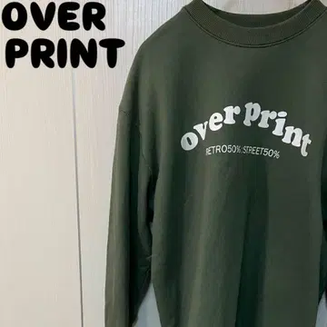 OVER PRINT 트레이닝복