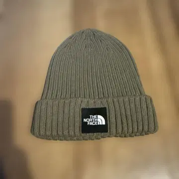 THE NORTH FACE 니트 모자 올리브 프리 사이즈