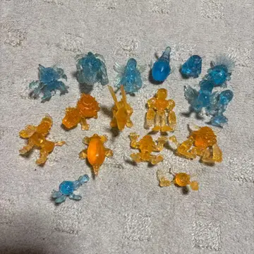 디지몬 지우개 디지털 몬스터 클리어 컬러 묶음 판매 당시 물품