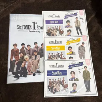 SixTONES 1st Snow Man Anniversary 굿즈 세트