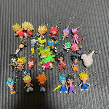 드래곤볼 피규어 키링 세트 24개