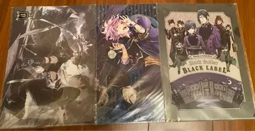 흑집사 BLACK LABEL 클리어 파일 3장 세트