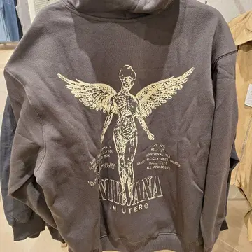 H&M 닐바나 후드티 L 밴드 nirvana 맨투맨