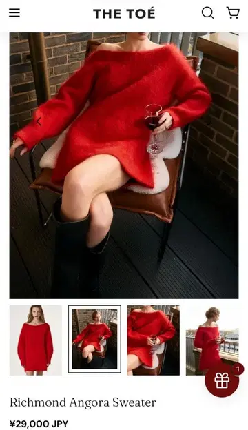 THETOE Richmond Angora Sweater