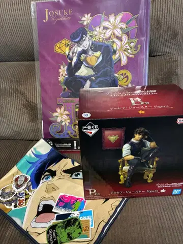 죠죠 월드 제일복권 죠셉 죠스타 피규어 외 4점 세트