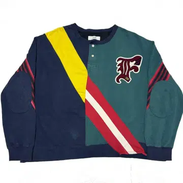 레어 [ FACETASM ] FNT-SW-M06 재구축 맨투맨 트레이닝복