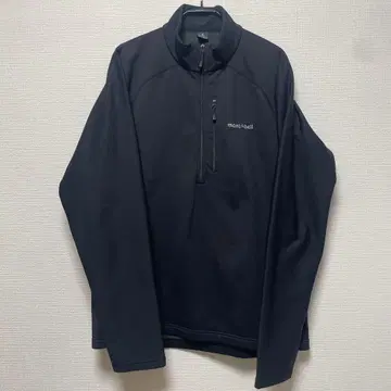 몽벨 트레일 액션 풀오버 L 블랙 크리마플러스