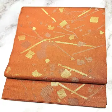 No.138 후쿠로 오비 오렌지 컬러 기모노