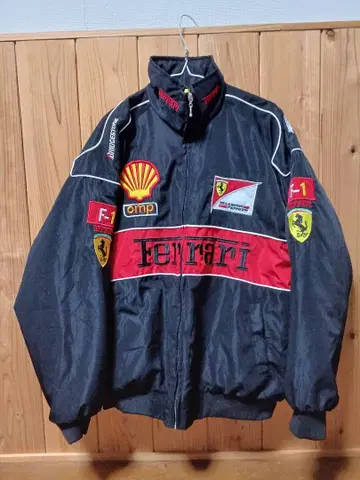 Ferrari 레이스 자켓 블랙