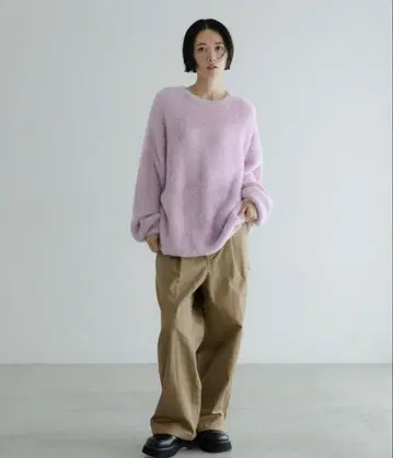 LOWRYS FARM [ LFM(U) ] SHAGGY YARN 풀오버