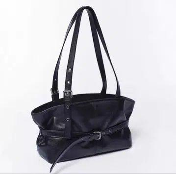 SAMO ONDOH 블랙 가죽 숄더백