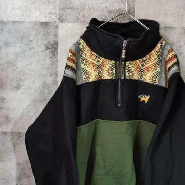 맨투맨 트레이닝복 하프 지퍼 M A33,3