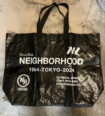 NEIGHBORHOOD 블랙 토트백 1994-2024