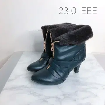 tehen 다크 그린 부티 23.0 EEE