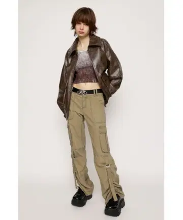 L/W 밀리터리 플레어 PT 로우웨스트 밀리터리 플레어