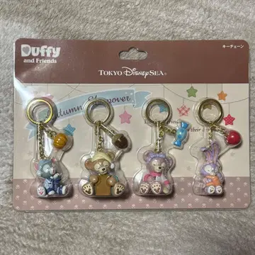 [ 미개봉품 ] 더피&프렌즈 키체인 4개 세트