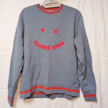 폴 스미스 파란색 트레이닝복 웃는 얼굴 로고