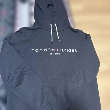 TOMMY HILFIGER 블랙 후드티 S