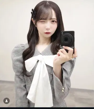 dazzlin 다즐린 벌룬 체크 미니 원피스