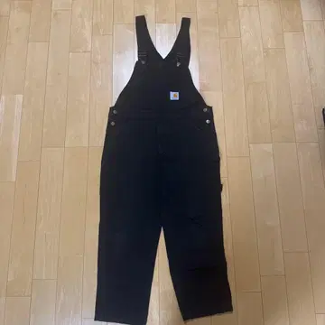 Carhartt 블랙 오버롤 데님