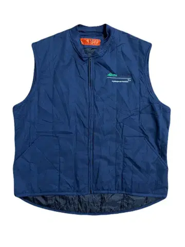 구제 의류 RED KAP 자수 워크 베스트 XXL 네이비 2 빈티지