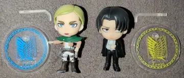 진격의 거인 제일복권 엘빈&리바이 치비큥 캐릭터 세트