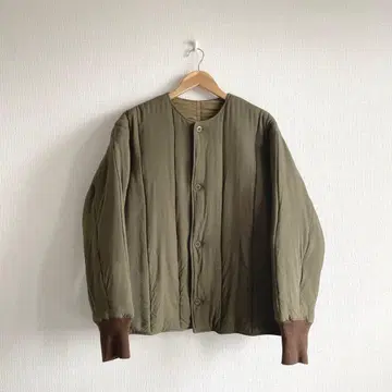 빈티지 1960년대 체코군 퀼팅 라이너 60s 밀리터리