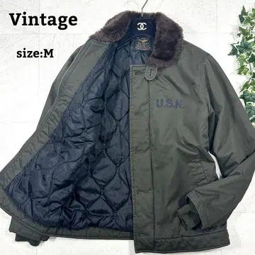 레어 [ Vintage ] U.S.N. N1 덱 자켓 밀리터리 M