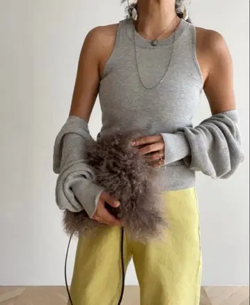 [ 새상품급 ] Sea Room fynn 콤비 디자인 캐시미어 니트