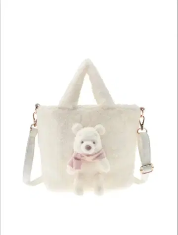 푸우 토트백 2WAY WHITE POOH