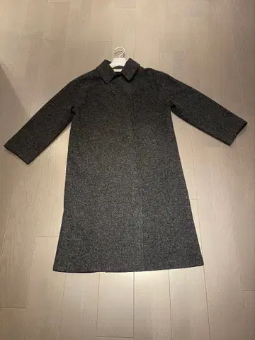 다크 그레이 체스터 코트 나노 유니버스 롱 코트