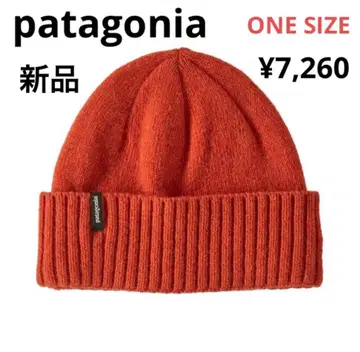 대특가 택 포함 새상품 파타고니아 브로디오 비니 오렌지 모자 따뜻한 방한