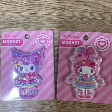 하라주쿠 산리오 마그넷 쿠로미 마이멜로디 세트